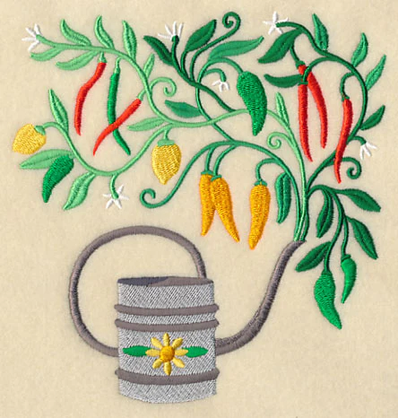 Chili Peppers and Watering Can - Image 2