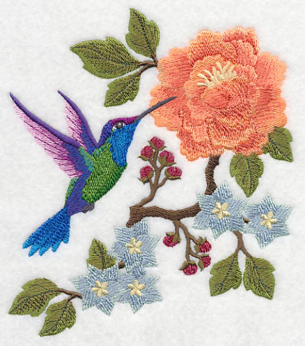 Chinoiserie Magnificent Hummingbird - Image 2