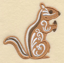 Chipmunk with Flourish - Image 3