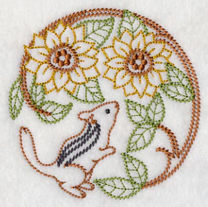 Chipmunk with Sunflowers (Vintage) - Image 5
