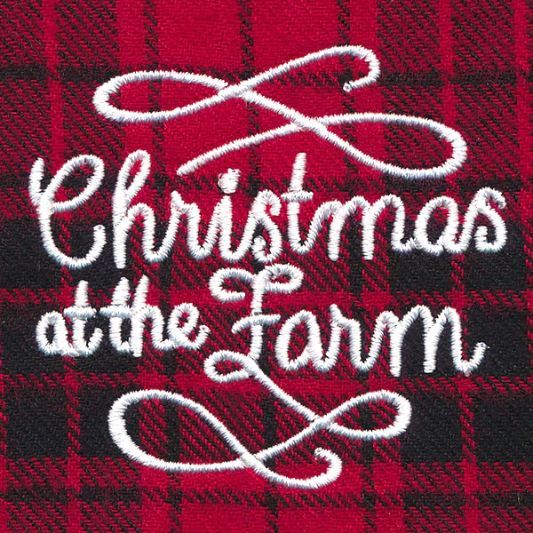 Christmas at the Farm Jar Topper - Image 3