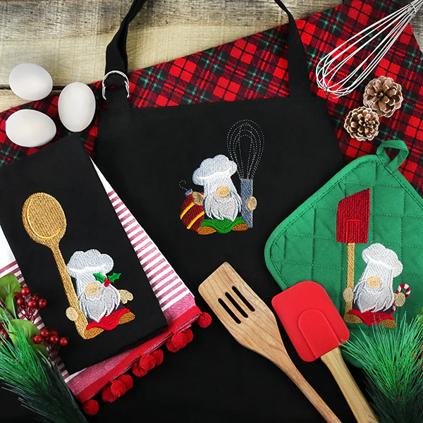 Christmas Baking Gnome with Spoon - Image 2