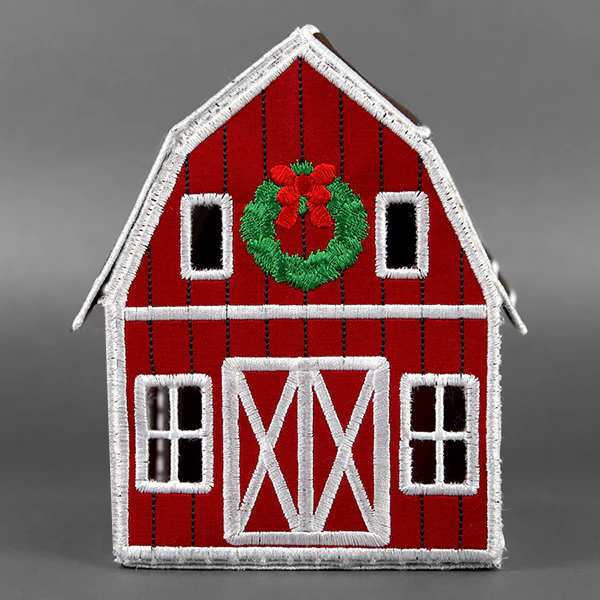 Christmas Barn in 3D (In-the-Hoop) - Image 4