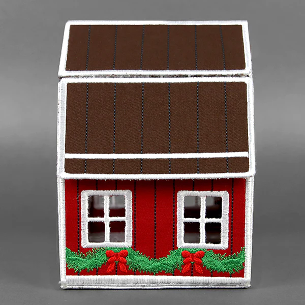Christmas Barn in 3D (In-the-Hoop) - Image 5