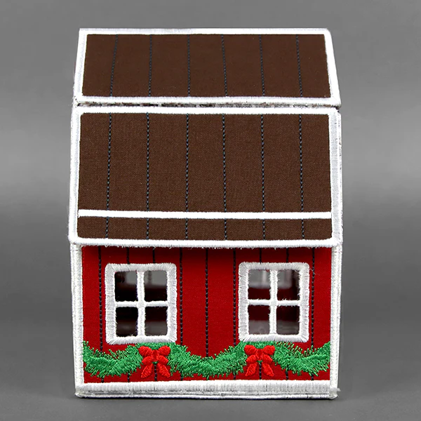 Christmas Barn in 3D (In-the-Hoop) - Image 7