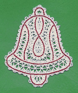 Christmas Bell (Battenburg Lace) - Image 2