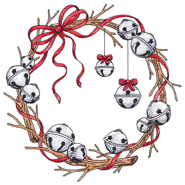 Christmas Bells Wreath - Image 2