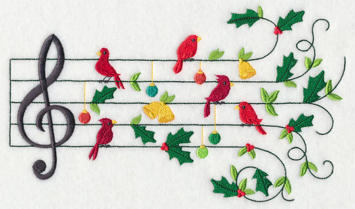 Christmas Birdsong with Holly-day Charm (Treble) - Image 2