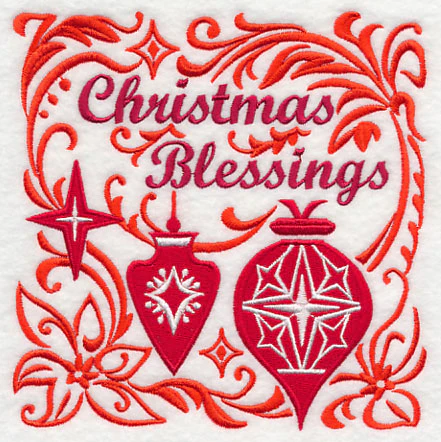 Christmas Blessings with Festive Filigree - Image 3