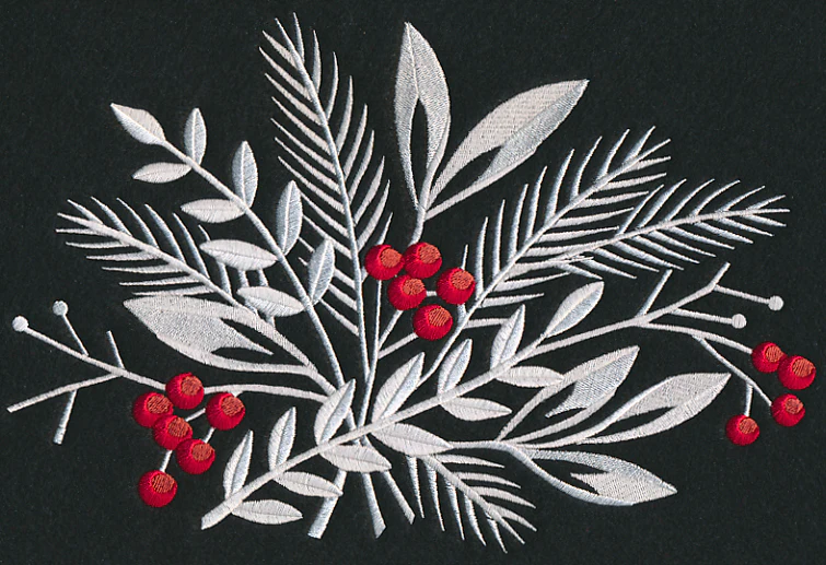 Christmas Bliss Spray (Whitework) - Image 5