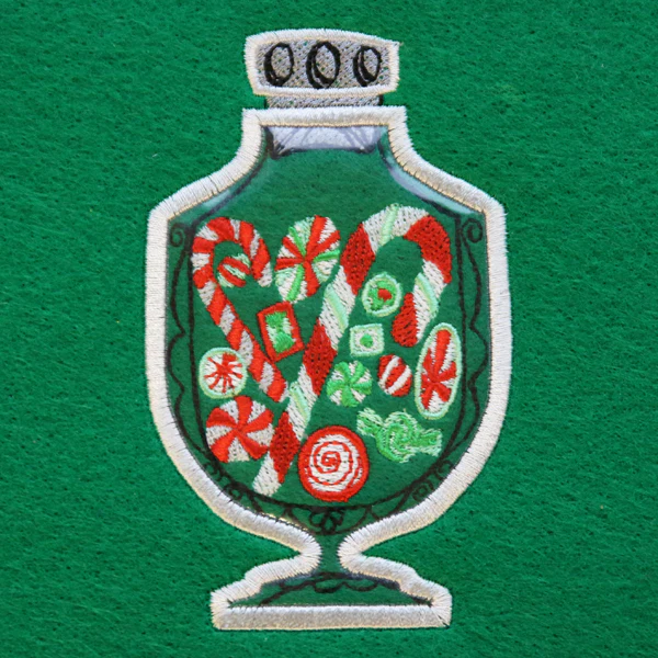 Christmas Candy Jar (Vinyl Applique) - Image 3