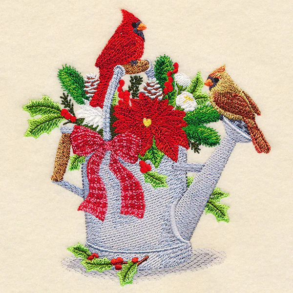 Christmas Cardinal Bouquet - Image 5