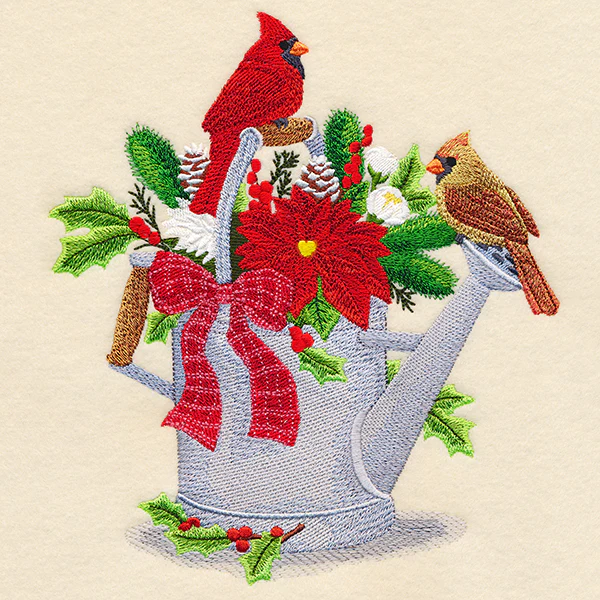 Christmas Cardinal Bouquet - Image 7