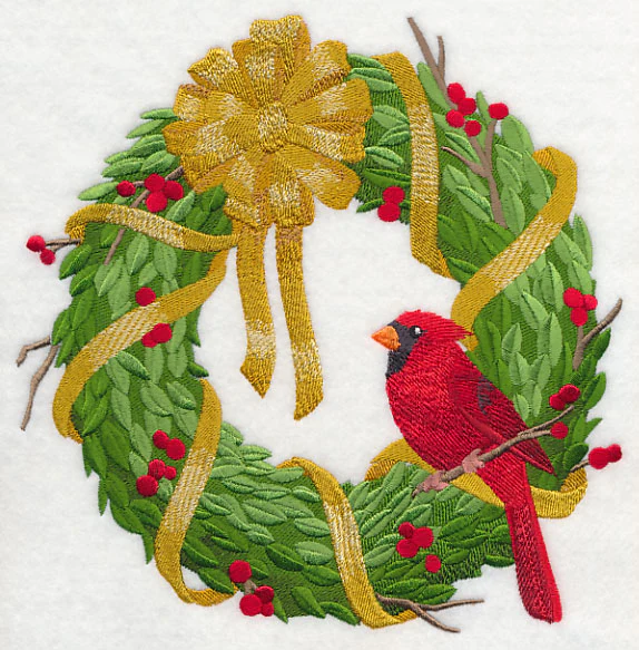 Christmas Cardinal Wreath - Image 5