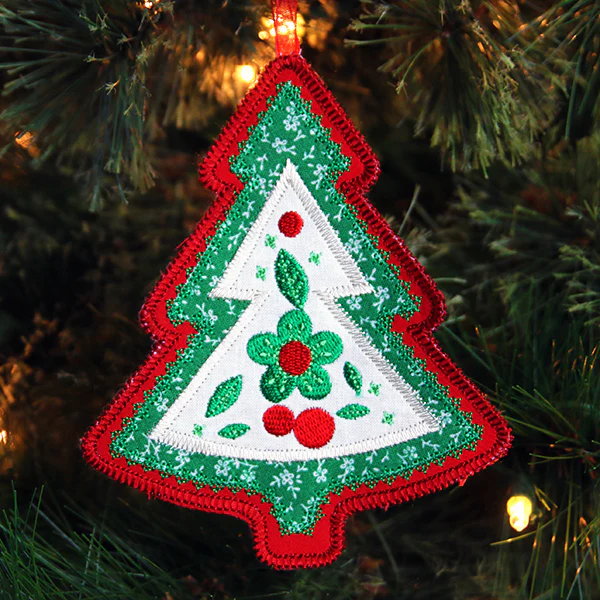 Christmas Charm Tree Ornament (In-the-Hoop) - Image 5