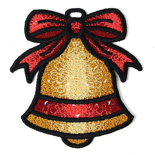 Christmas Charms Ornament - Bell (Lace) - Image 4