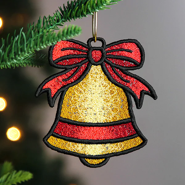 Christmas Charms Ornament - Bell (Lace) - Image 5