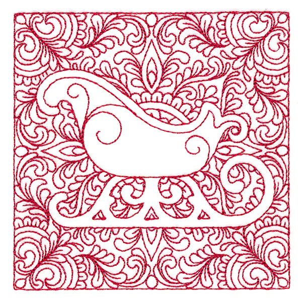Christmas Charms Quilting Square - Sleigh (Double Run) - Image 5