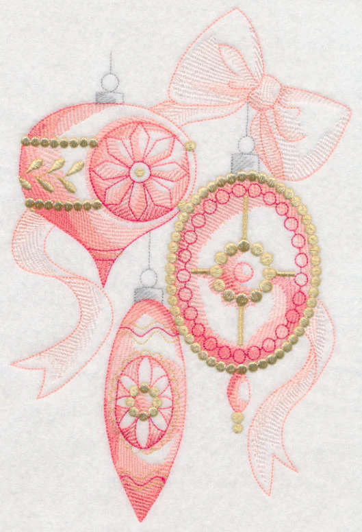 Christmas Chic Ornaments (Toile) - Image 4