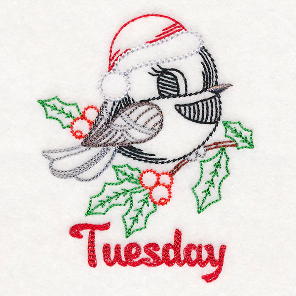 Christmas Chickadee - Tuesday (Vintage) - Image 2