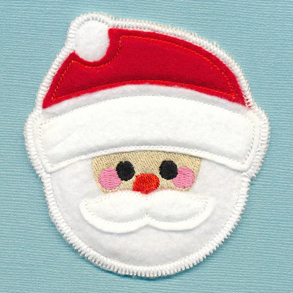 Christmas Coaster - Santa (In-the-Hoop) - Image 2