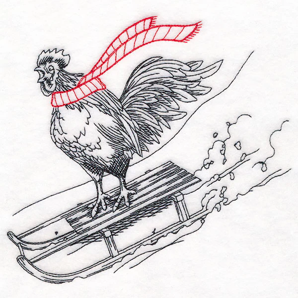 Christmas Cruise Sledding Chicken - Image 2
