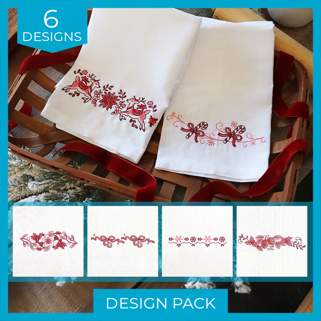 Christmas Delft Borders Design Pack - Image 6