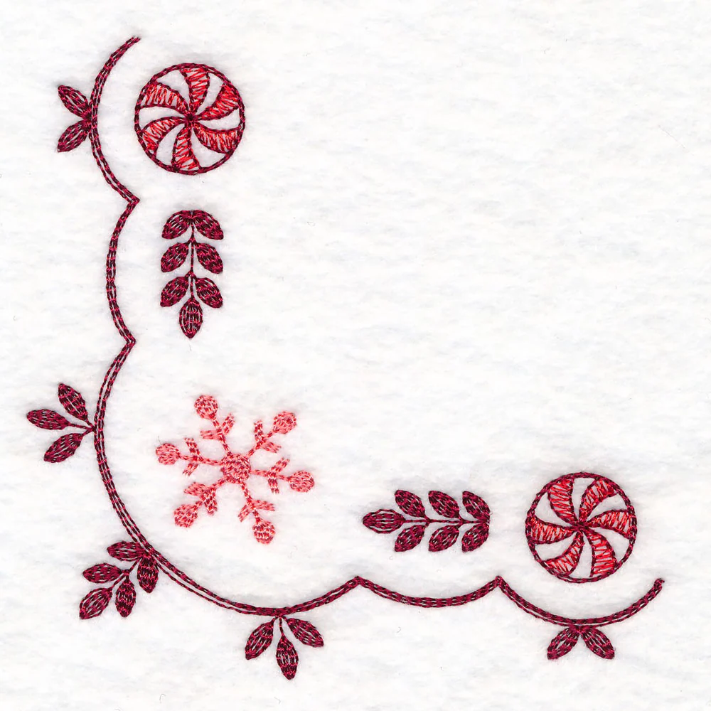Christmas Delft Snowflake Corner - Image 3