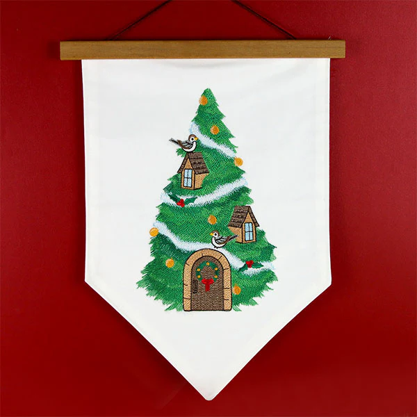 Christmas Evergreen Tree Birdhouse - Image 2