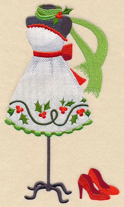Christmas Fashionista Dress Form - Image 2