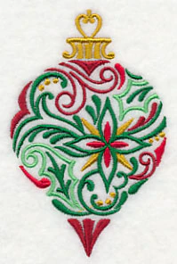 Christmas Filigree Antique Ornament - Image 2