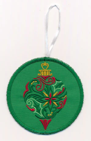 Christmas Filigree Antique Ornament (In-the-Hoop)