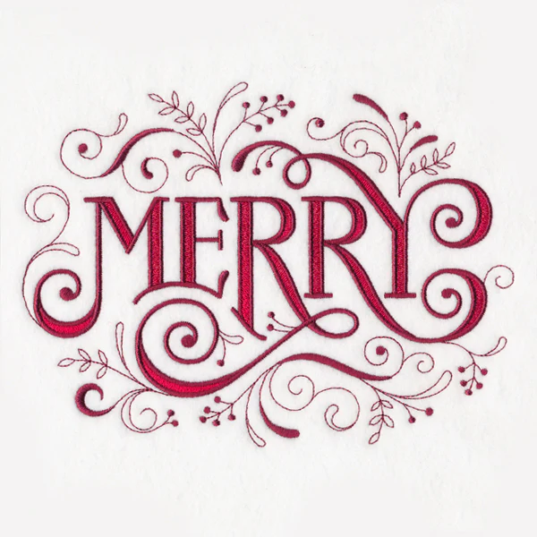 Christmas Filigree - Merry - Image 2