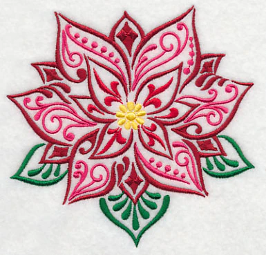 Christmas Filigree Poinsettia - Image 3