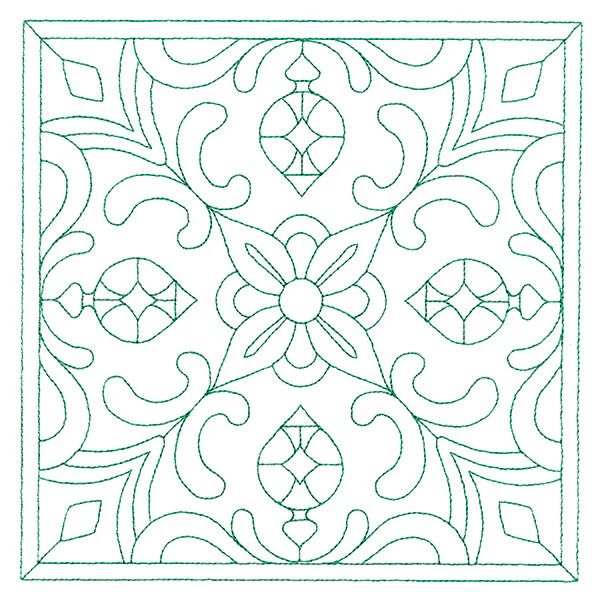 Christmas Filigree Quilting - Ornaments (Double Run) - Image 2