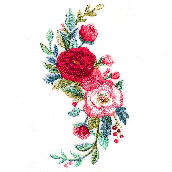 Christmas Floral Spray in Watercolor - Image 10
