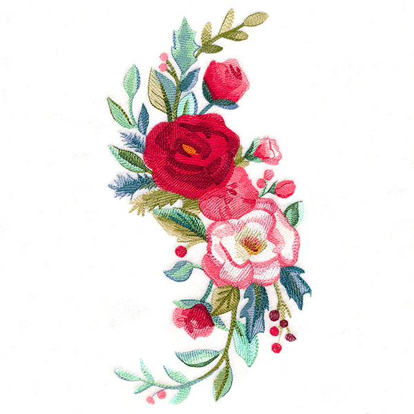 Christmas Floral Spray in Watercolor - Image 13