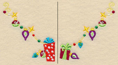 Christmas Gifts Neckline (V-Neck) (Split) - Image 3