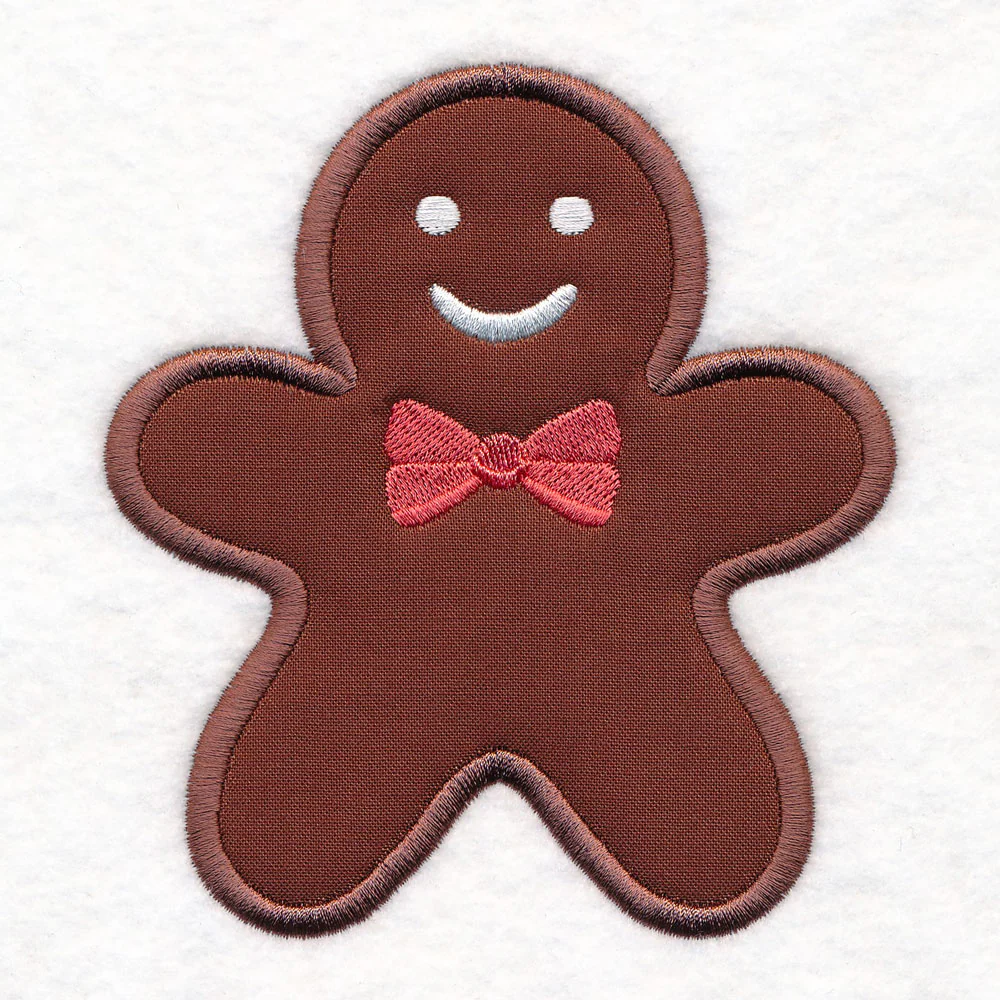 Christmas Gingerbread Scour Patch (Applique)