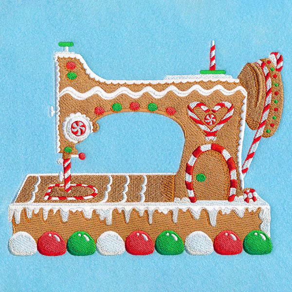 Christmas Gingerbread Sewing Machine - Image 5