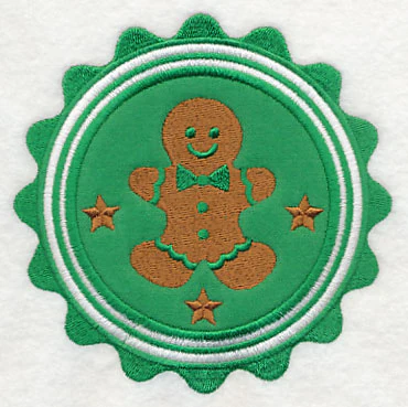 Christmas Gingerbread Stamp (Applique) - Image 4