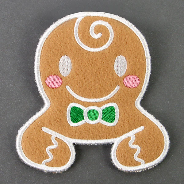Christmas Gingerbread Towel Topper (In-the-Hoop) - Image 4