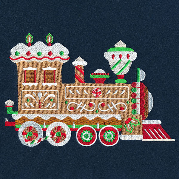 Christmas Gingerbread Train - Engine - Image 10