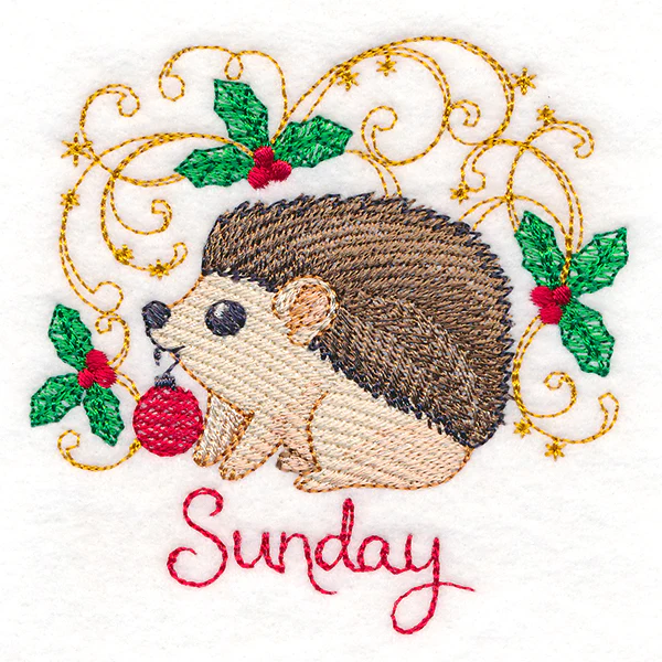 Christmas Hedgehog on Sunday - Image 2