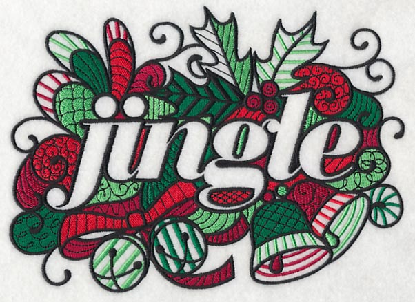 Christmas Jingle (Blackwork) - Image 2