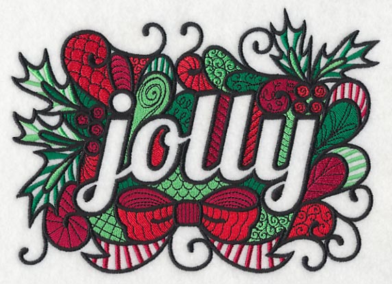 Christmas Jolly (Blackwork) - Image 3
