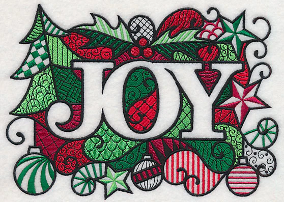 Christmas Joy (Blackwork) - Image 3