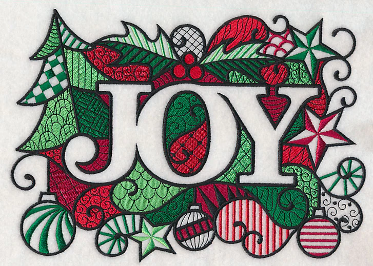 Christmas Joy (Blackwork) - Image 5