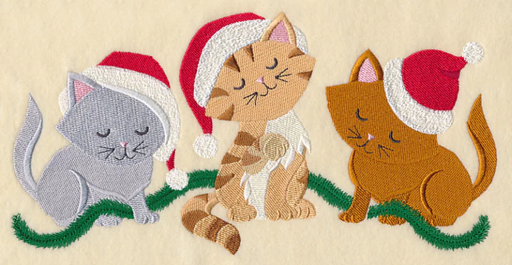 Christmas Kitten Trio - Image 2