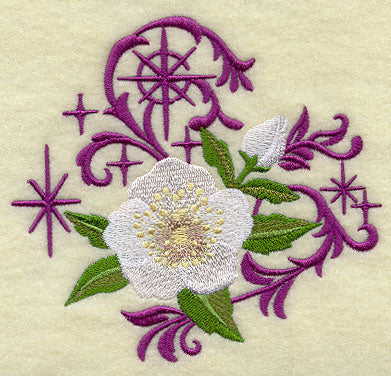 Christmas Lenten Rose with Echoes - Image 3